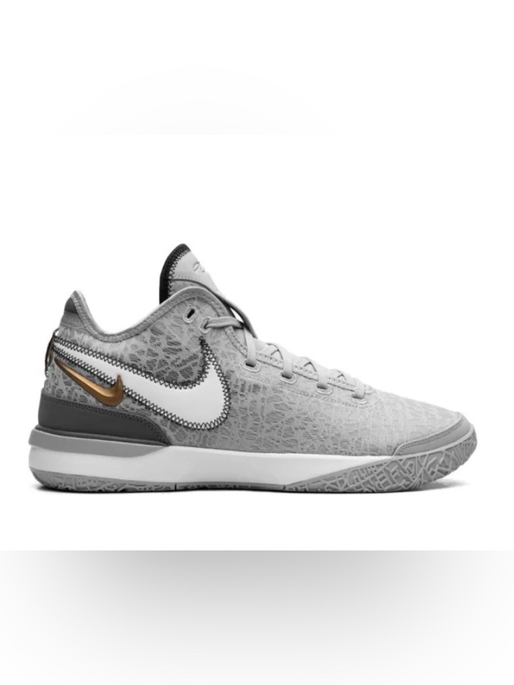 Nike Zoom LeBron NXXT Gen "Wolf Grey Metallic Gold"